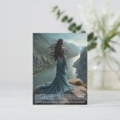 Siren Loreley Postkarte (Stehend Vorderseite)