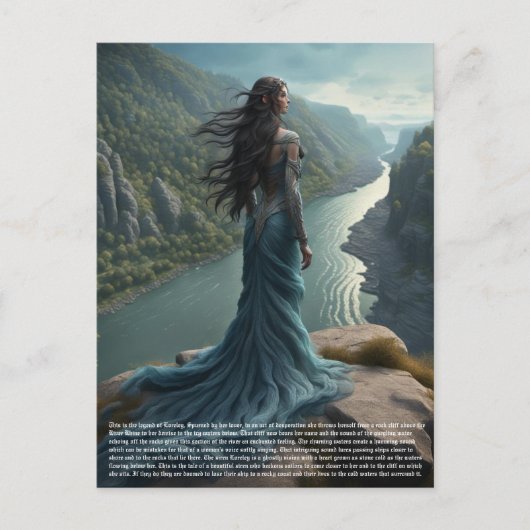 Siren Loreley Postkarte (Vorderseite)