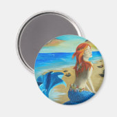 Siren - Meerjungfrau Magnet (Vorderseite/Rückseite)