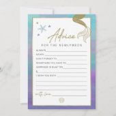 SIREN Mermaid Neue Ratschläge und Wünsche Game Car Einladung (Vorderseite)