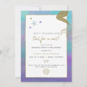 SIREN Mermaid Schwanz für den Veil Bachelorette Wo (Vorderseite)