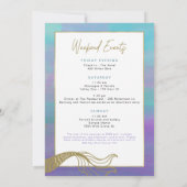 SIREN Mermaid Schwanz für den Veil Bachelorette Wo (Rückseite)