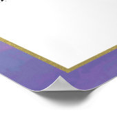 SIREN Mermaid Tropical Brautparty Willkommen Poster (Ecke)