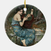 Siren Playing Musik für Seeleute Keramik Ornament (Hinten)