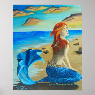 Siren Poster Mermaid Art Mermaid Poster Siren Art