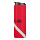 SIREN SCUBA - Red/Dive Flag, thermische Tasse (Nach rechts gedreht)