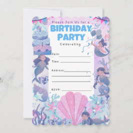 SIRENA Geburtstagsparty - Einladung