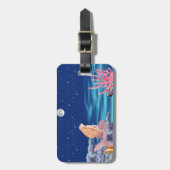 Sirena mirando la luna gepäckanhänger (Vorderseite vertikal)
