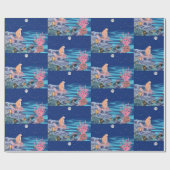 Sirena mirando la luna geschenkpapier (Flach)