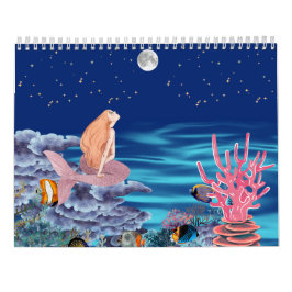 Sirena mirando la luna kalender