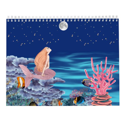 Sirena mirando la luna kalender (Rückseite)