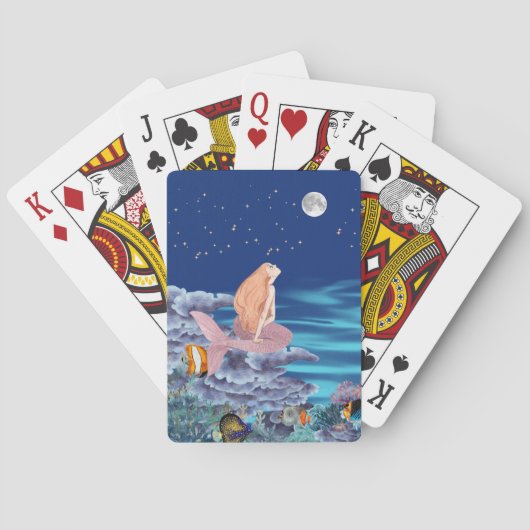 Sirena mirando la luna spielkarten (Rückseite)