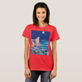 Sirena mirando la luna T-Shirt (Vorne ganz)