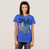 Sirena mirando la luna T-Shirt (Vorne ganz)