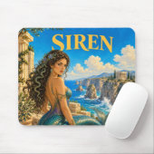 Sirene, Gothic Fantasy Monster Mousepad (Mit Mouse)
