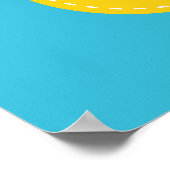 SIRENE-Kindergeburtstag Party-Banner Poster (Ecke)