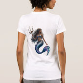 Sirene mit Speer T-Shirt (Rückseite)
