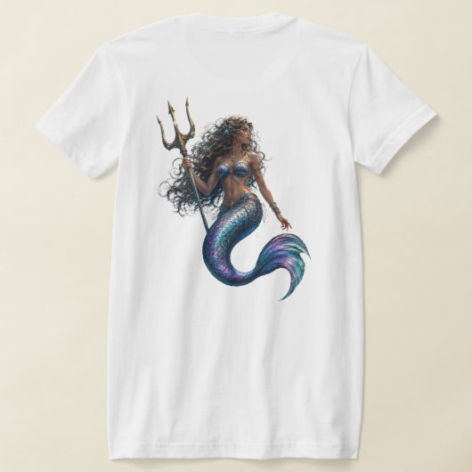 Sirene mit Speer T-Shirt (AblageHinten)