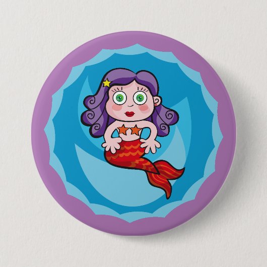 Sirenita de Linda. Sirena, sirena Button (Vorderseite)