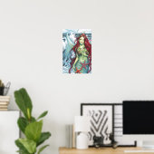 Sirens Liebe a Mermaids Kiss Poster (Heimbüro)