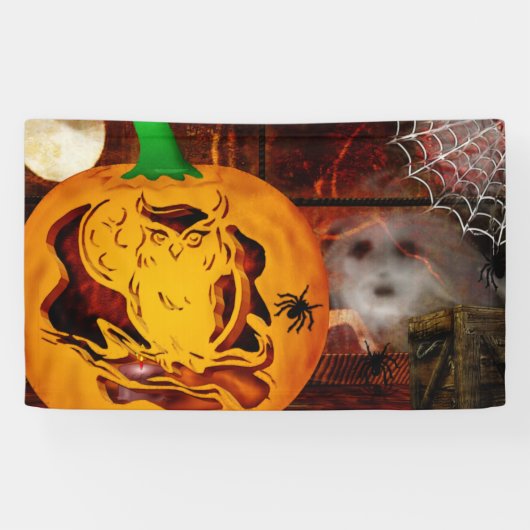 Sirens Spuk Halloween Pumpkin Carving Banner (Horizontal)