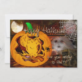 Sirens Spuk Halloween Pumpkin Carving Einladung