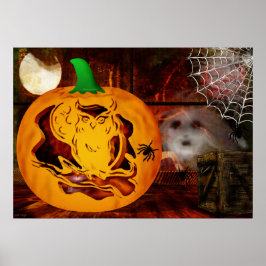 Sirens Spuk Halloween Pumpkin Carving Poster