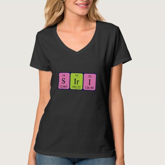 Siri Periodenname Shirt (Vorderseite)
