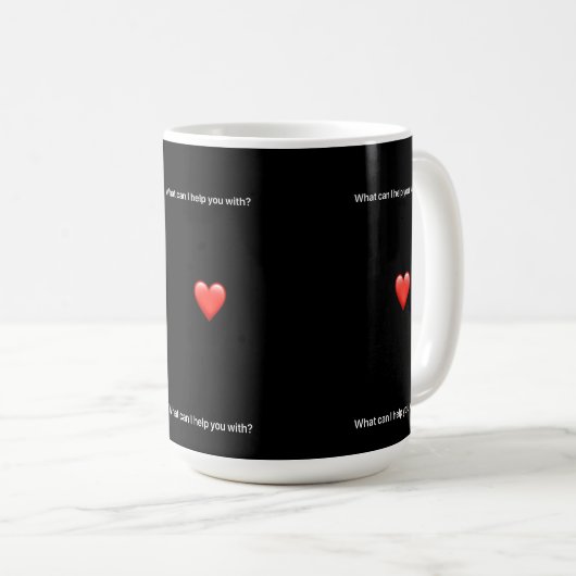 Siri Valentine Cup Kaffeetasse (VorderseiteRechts)
