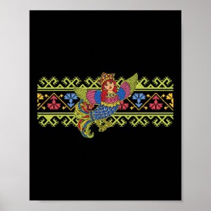 Sirin Mythologische Slawische Nordische Heidentum Poster