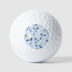 Siringa, Hibiskus Blume, Stoffmuster. Golfball