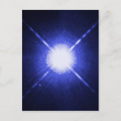 Sirius A und B helle Nachtstars Postkarte (Vorderseite)