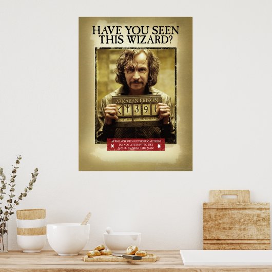 Sirius Black Gewollt Poster (Küche)