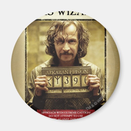 Sirius Black Gewollt Poster Magnet (Vorne)