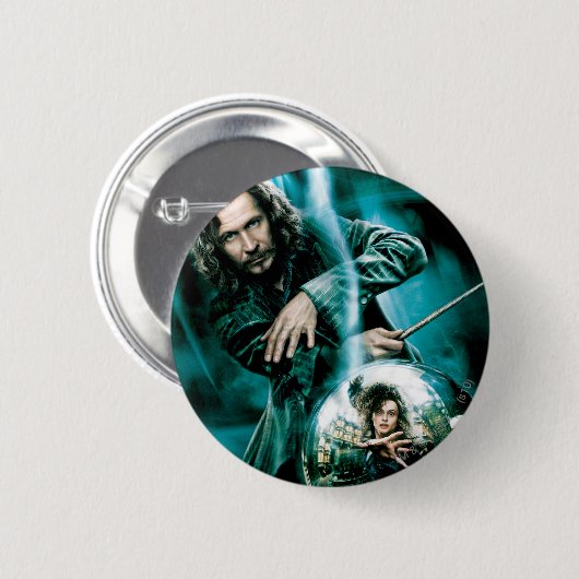 Sirius Black und Bellatrix Lestrange Button (Vorne & Hinten)