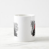 Sirius Schwarzes Kaffeetasse (Mittel)