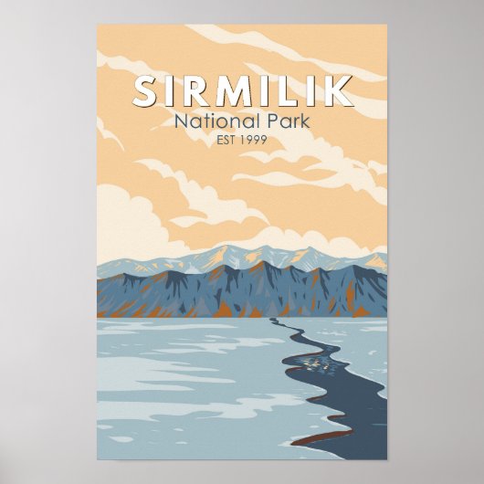 Sirmilik Nationalpark Kanada Reisen Kunst Vintag Poster (Vorne)