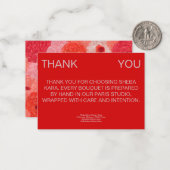 Sirocco‑Dankeskarte Mitteilungskarte (Vorderseite/Rückseite Beispiel)