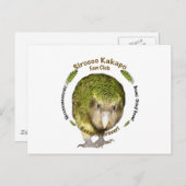 Sirocco Kakapo Postkarte (Vorne/Hinten)