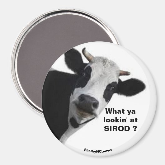 SIROD Was siehst du dir an? Spaß Magnet (Vorderseite/Rückseite)