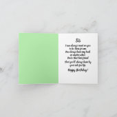 Sis African American Happy Birthday Karte (Innenseite)