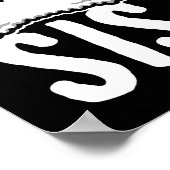 Sis Christmas Santa Family Matching Pajamas Sister Poster (Ecke)