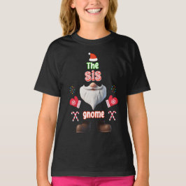 Sis Gnome Weihnachts-Matching-Familie T-Shirt