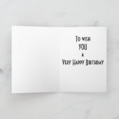 *SIS* JUMPING THRU HOOPS ZU WÜNSCHEN U GLÜCKLICH G KARTE (Innenseite)