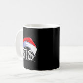 Sis Merry Christmas Santa Claus Xmas Family Matchi Kaffeetasse (Vorderseite Links)