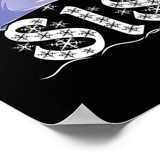 Sis Merry Christmas Santa Claus Xmas Family Matchi Poster (Ecke)