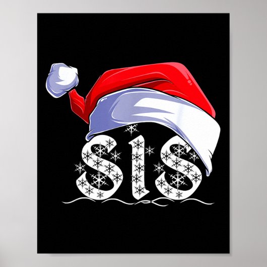 Sis Merry Christmas Santa Claus Xmas Family Matchi Poster (Vorne)
