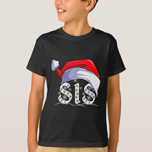Sis Merry Christmas Santa Claus Xmas Family Matchi T-Shirt (Vorderseite)