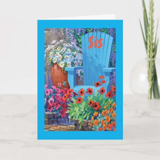 **SIS** SIE SIND "LIEBT" GLÜCKLICHE GEBURTSKARTE KARTE (Vorderseite)