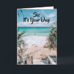 **SIS** SUNSHINE / BLUE SKIES BIRTHDAY WISHES KARTE<br><div class="desc">MAKE HER BIRTHDAY "SPECIAL" AND START IT OFF WITH A "CUTE" CARD THAT SHOWS EXACTLY "HOW YOU FEEL" AND THANKS SO MUCH FOR STOPPING BY ONE OF MY EIGHT STORES!!!</div>